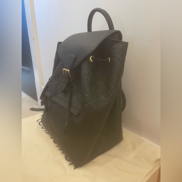 Louis Vuitton Montsouris Backpack PM Black Leather - Picture 2 of 4